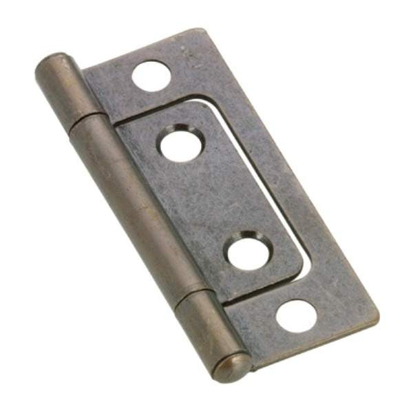Richelieu BP2050M41: 2" Non-Mortise Bifold Cabinet Hinge (pair) - Antique Copper