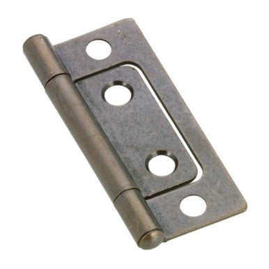 Richelieu BP2050M41: 2" Non-Mortise Bifold Cabinet Hinge (pair) - Antique Copper