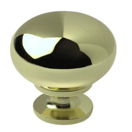 Richelieu BP5923130: 1-1/4" Rockaway Cabinet Knob - Polished Brass