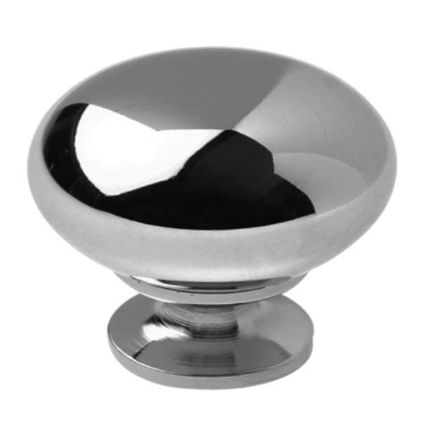 Richelieu BP5923140: 1-1/4" Rockaway Cabinet Knob - Polished Chrome