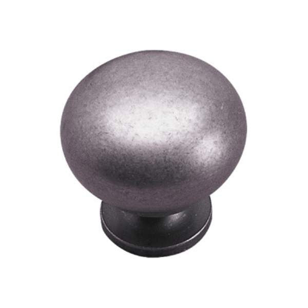 Richelieu BP5923142: 1-1/4" Rockaway Cabinet Knob - Pewter