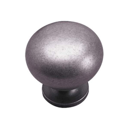 Richelieu BP5923142: 1-1/4" Rockaway Cabinet Knob - Pewter