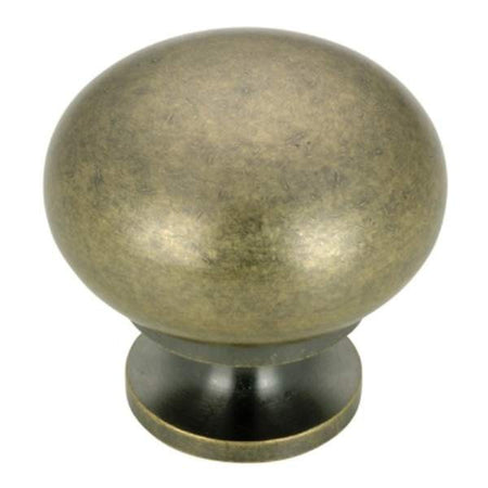 Richelieu BP5923BB: 1-1/4" Rockaway Cabinet Knob - Burnished Brass