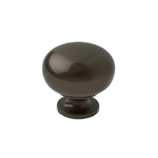 Richelieu BP5923ORB: 1-1/4" Rockaway Cabinet Knob - Oil Rubbed Bronze