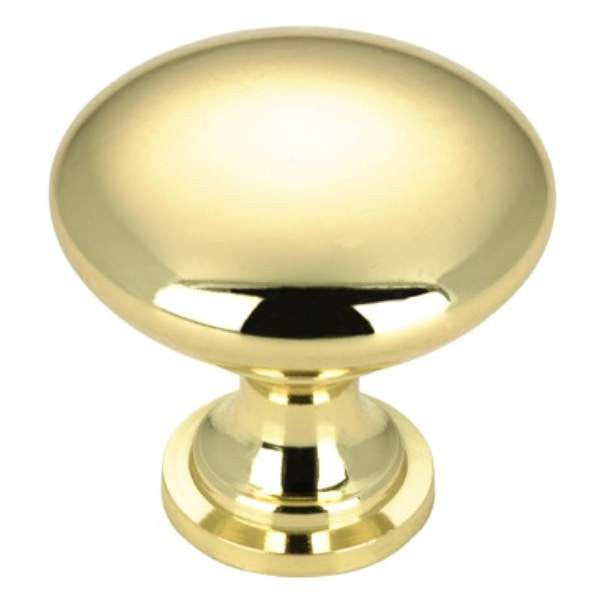 Richelieu BP9041130: 30mm Copperfield Cabinet Knob - Polished Brass