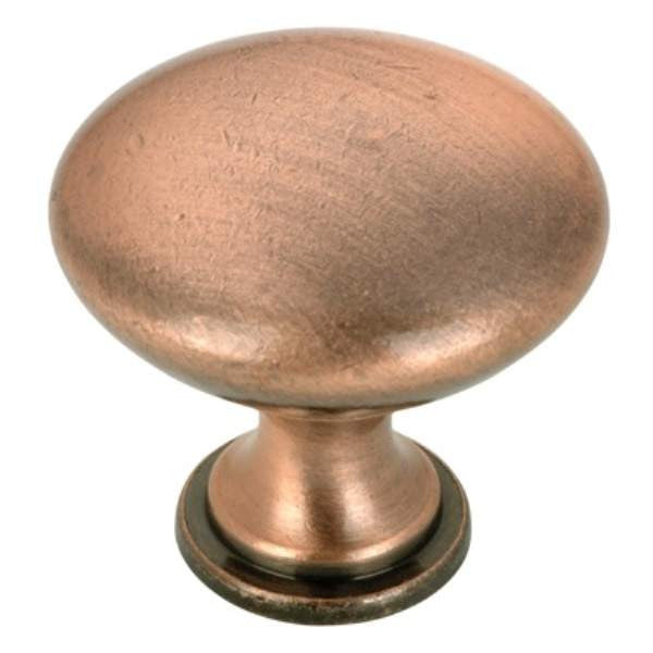 Richelieu BP9041193: 30mm Copperfield Cabinet Knob - Antique Copper