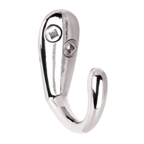 Richelieu BP6506140: 1-9/16" Contemporary Single Wardrobe Hook - Polished Chrome