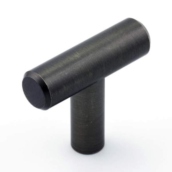Richelieu BP30540143: 40mm T-Bar Cabinet Knob - Antique Nickel