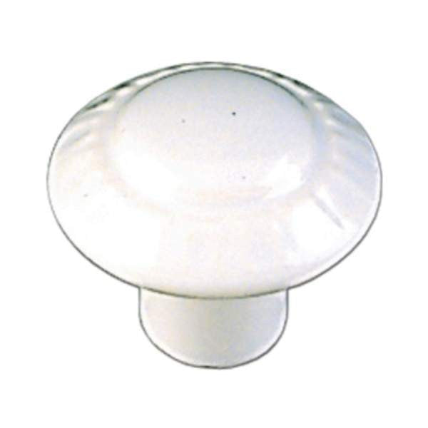Richelieu 132230: 1-3/8" Eclectic Ceramic Cabinet Knob - White