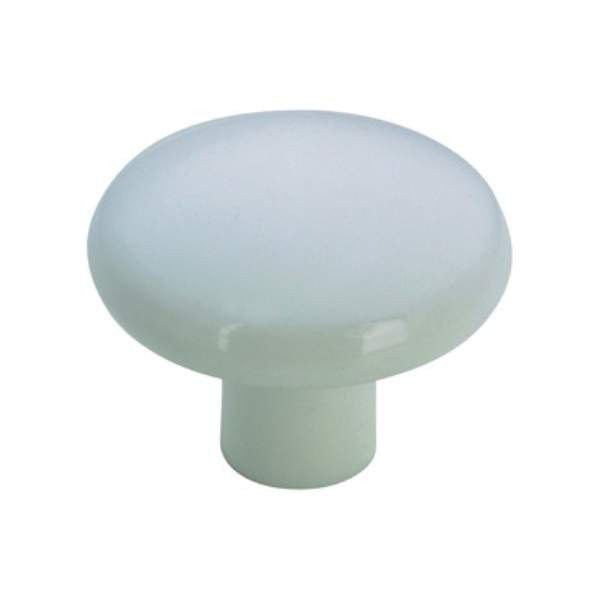 Richelieu BP314030: 1-1/4" Eclectic Cabinet Knob - White