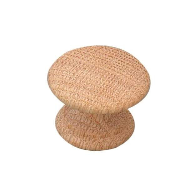 Richelieu BP02038250: 1-1/2" Round Cabinet Knob - Unfinished Oak