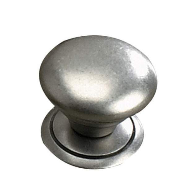 Richelieu 24409142: 1" Povera Cabinet Knob - Pewter