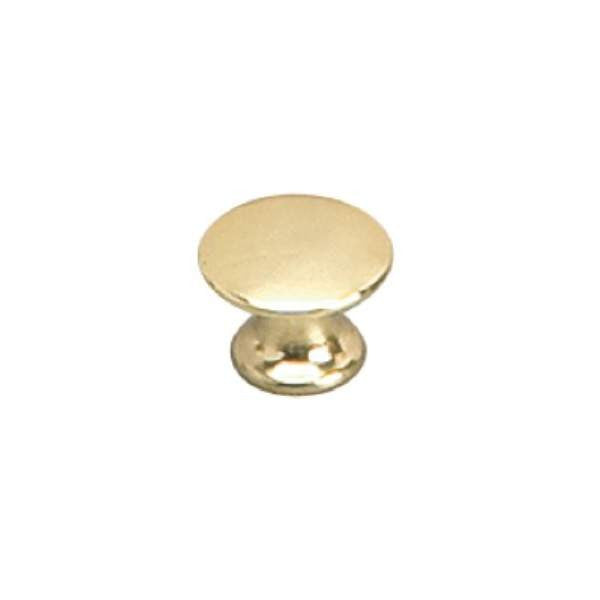 Richelieu 2445913130: 1/2" Povera Cabinet Knob - Polished Brass