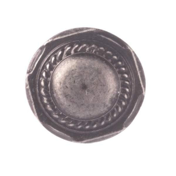 Richelieu BP2390332907: 1-1/4" Provence Cabinet Knob - Wrought Iron