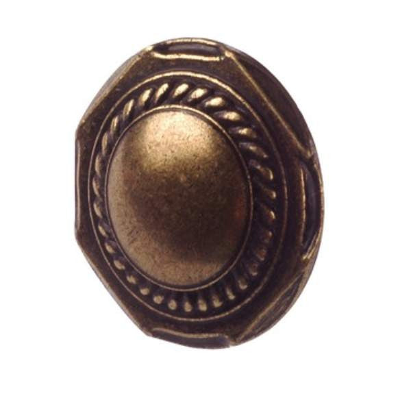 Richelieu BP2390332BB: 1-1/4" Provence Cabinet Knob - Burnished Brass
