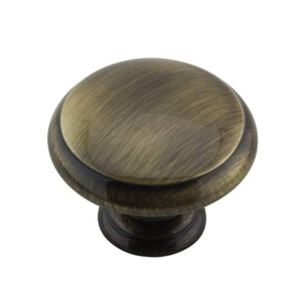 Richelieu BP80930AE: 30mm Esterel Cabinet Knob - Antique English