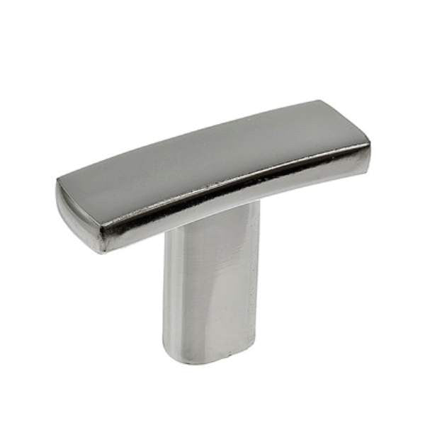 Richelieu BP65038180: 1-1/2" Padova T-Bar Cabinet Knob - Polished Nickel