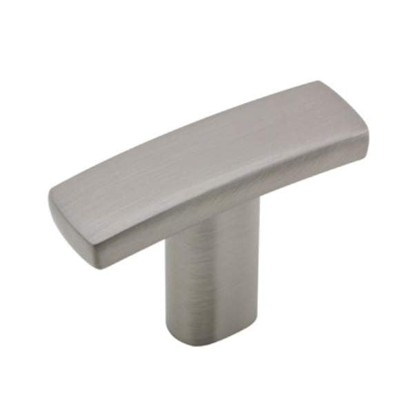 Richelieu BP65038195: 1-1/2" Padova T-Bar Cabinet Knob - Brushed Nickel