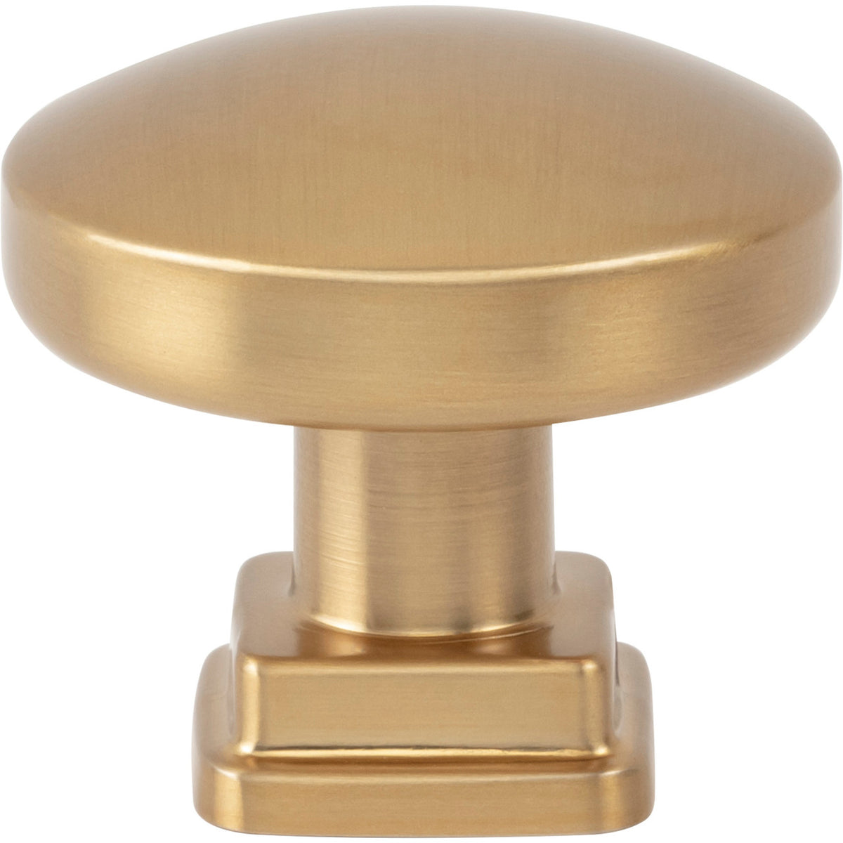 Atlas A6021-WB: 1-1/4"  Kimberton Round Cabinet Knob - Warm Brass