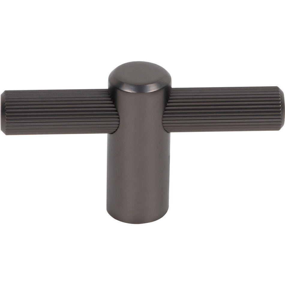 Top Knobs TK3251AG: 2-1/2" Dempsey T-Bar Cabinet Knob - Ash Grey