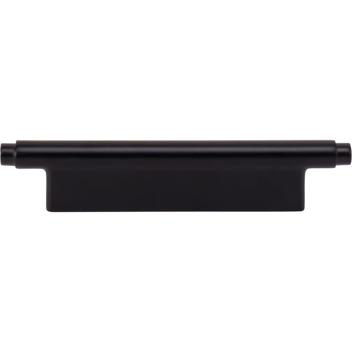 Atlas A532-BL: 96mm cc Kayden Round Bar Cabinet Pull - Matte Black