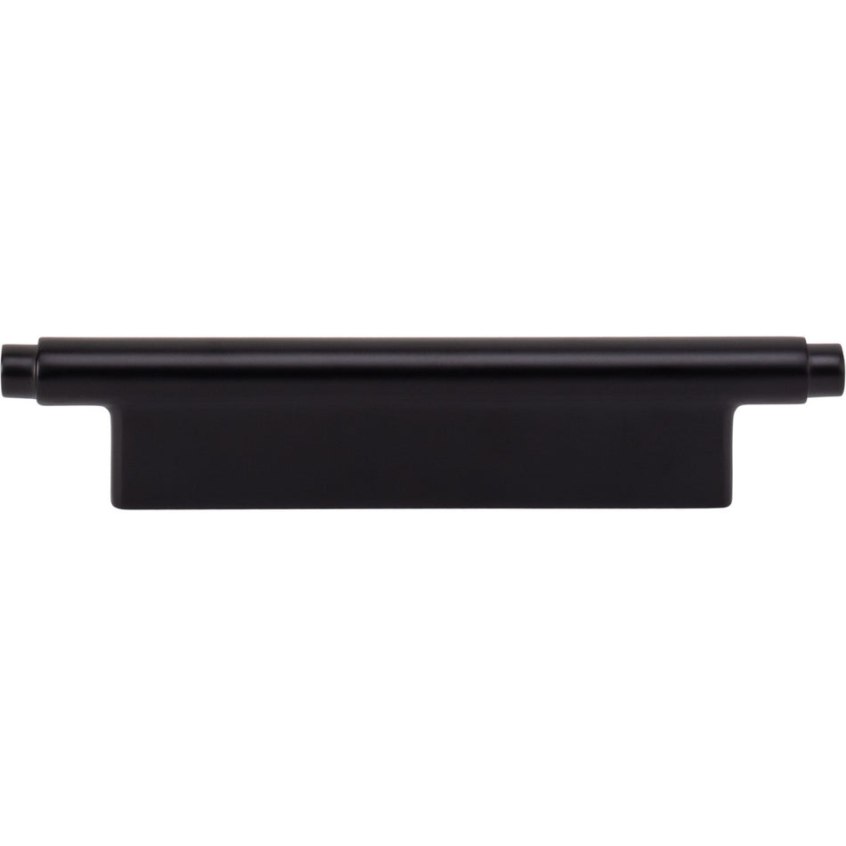 Atlas A532-BL: 96mm cc Kayden Round Bar Cabinet Pull - Matte Black
