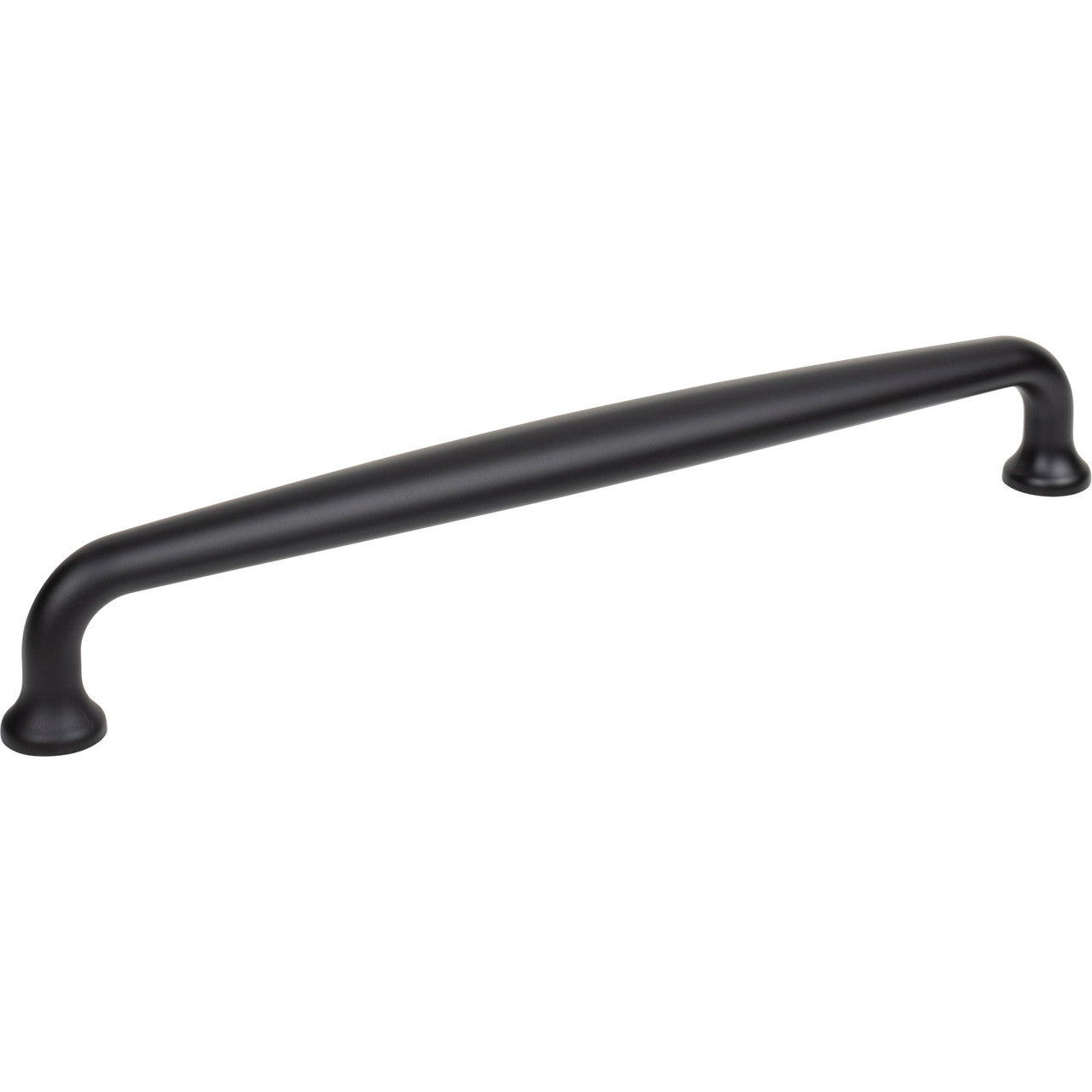 Top Knobs M2820: 12" cc Charlotte Cabinet Pull - Flat Black