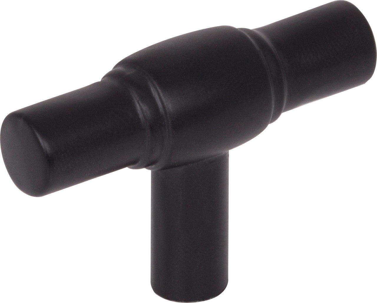 Jeffrey Alexander 885L-MB: 2" Hayworth T-Bar Cabinet Knob - Matte Black