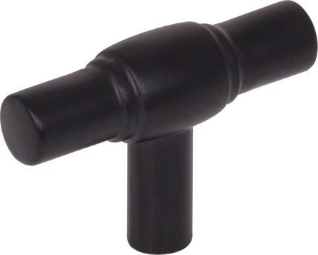 Jeffrey Alexander 885L-MB: 2" Hayworth T-Bar Cabinet Knob - Matte Black