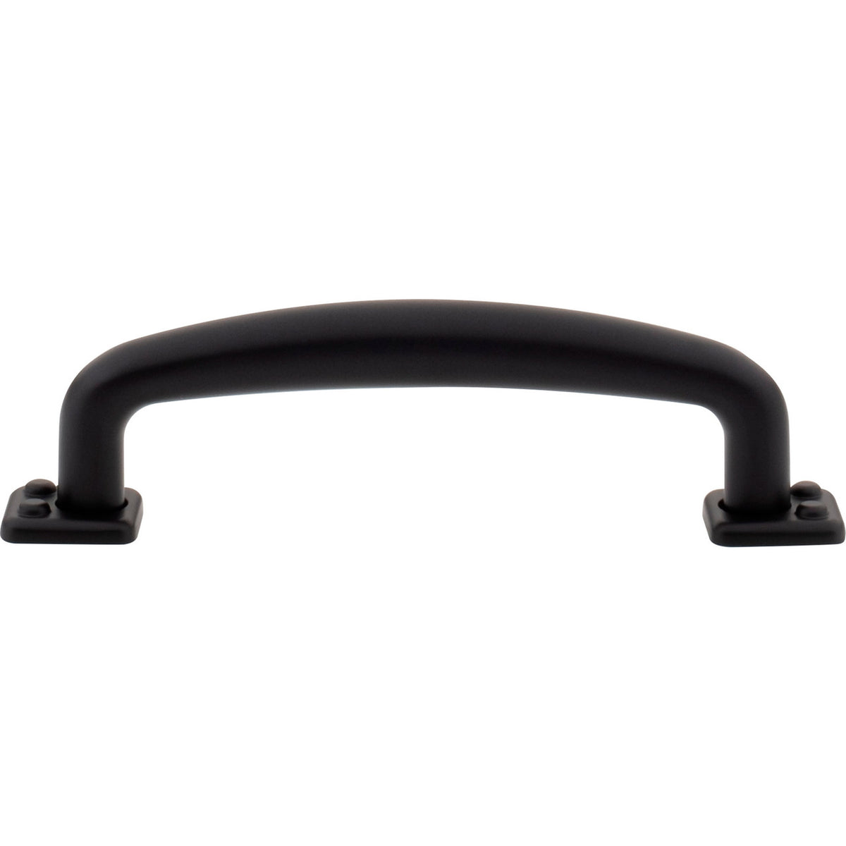 Atlas A541-BL: 3-3/4" cc Benning D-Handle Cabinet Pull - Matte Black