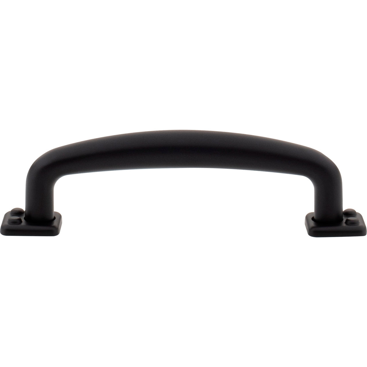 Atlas A541-BL: 3-3/4" cc Benning D-Handle Cabinet Pull - Matte Black