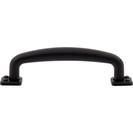 Atlas A541-BL: 3-3/4" cc Benning D-Handle Cabinet Pull - Matte Black