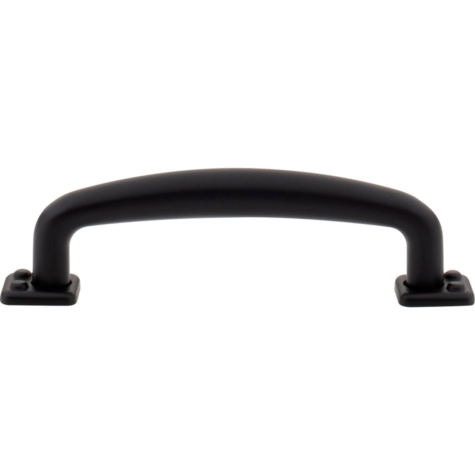 Atlas A541-BL: 3-3/4" cc Benning D-Handle Cabinet Pull - Matte Black