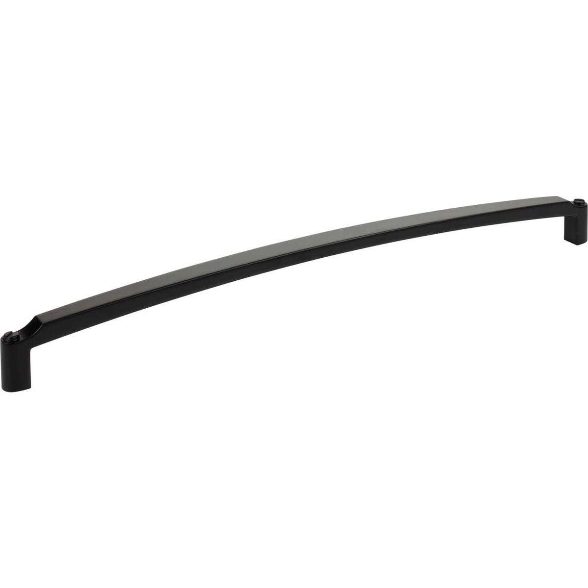 Top Knobs TK3178BLK: 18" cc Haddonfield D-Handle Cabinet Pull - Flat Black