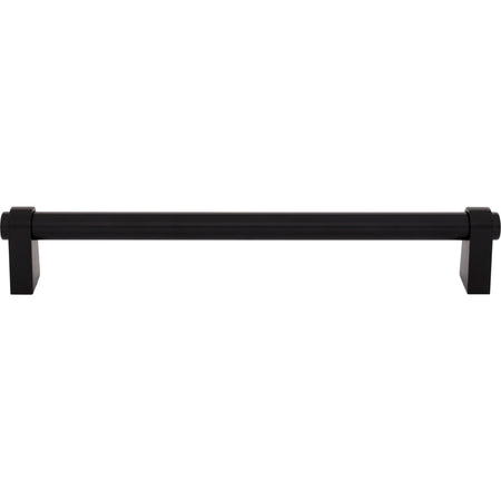 Top Knobs TK3217BLK: 18" cc Lawrence Appliance Pull - Flat Black