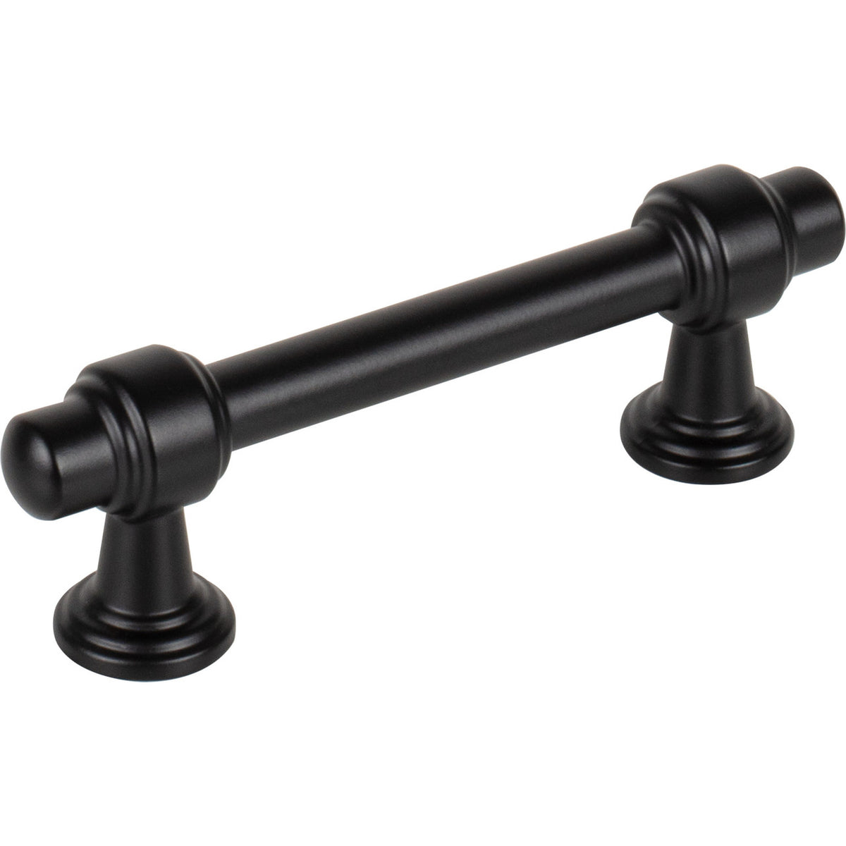 Atlas 314-BL: 3" cc Bronte Bit Cabinet Pull - Matte Black