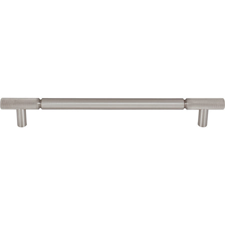 Top Knobs TK3246BSN: 12" cc Prestwick Bar Cabinet Pull - Brushed Satin Nickel
