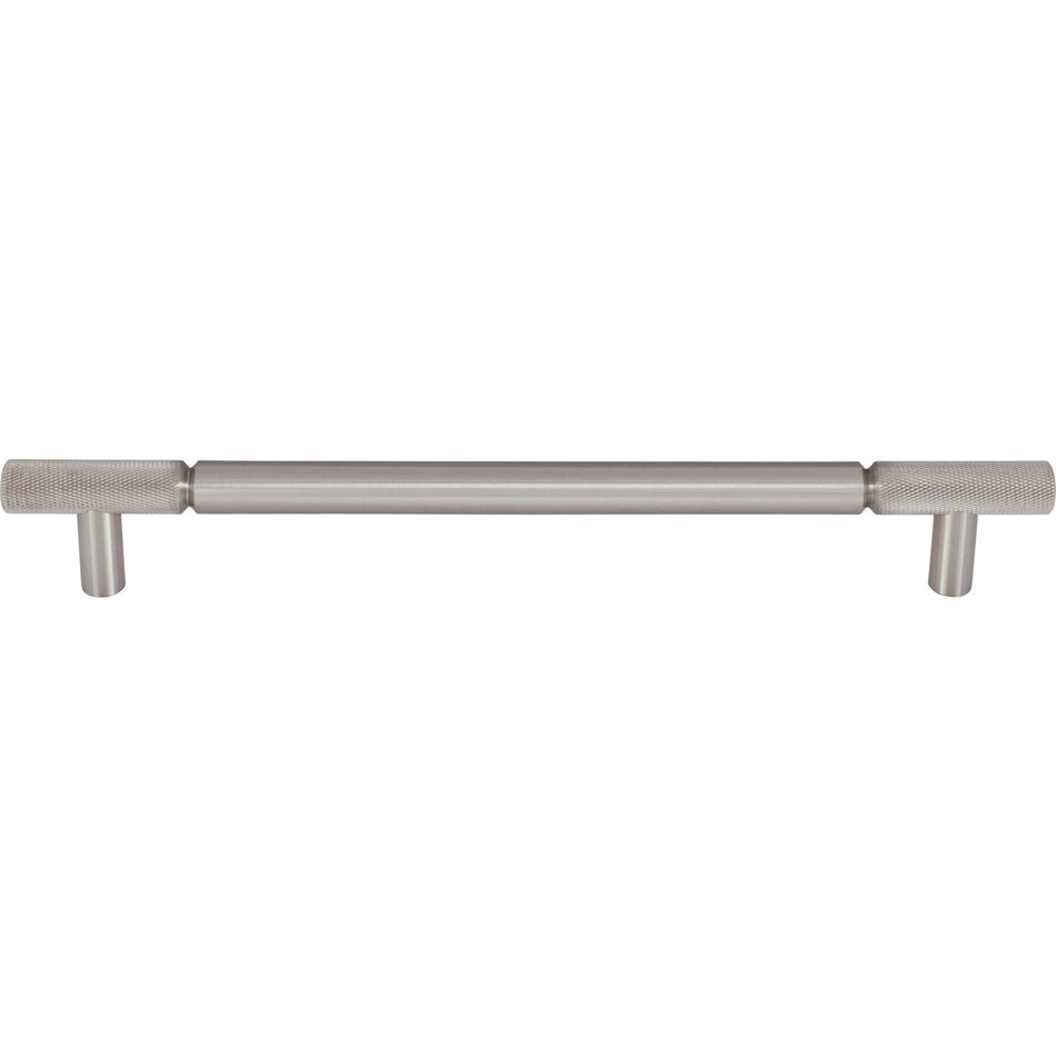 Top Knobs TK3246BSN: 12" cc Prestwick Bar Cabinet Pull - Brushed Satin Nickel