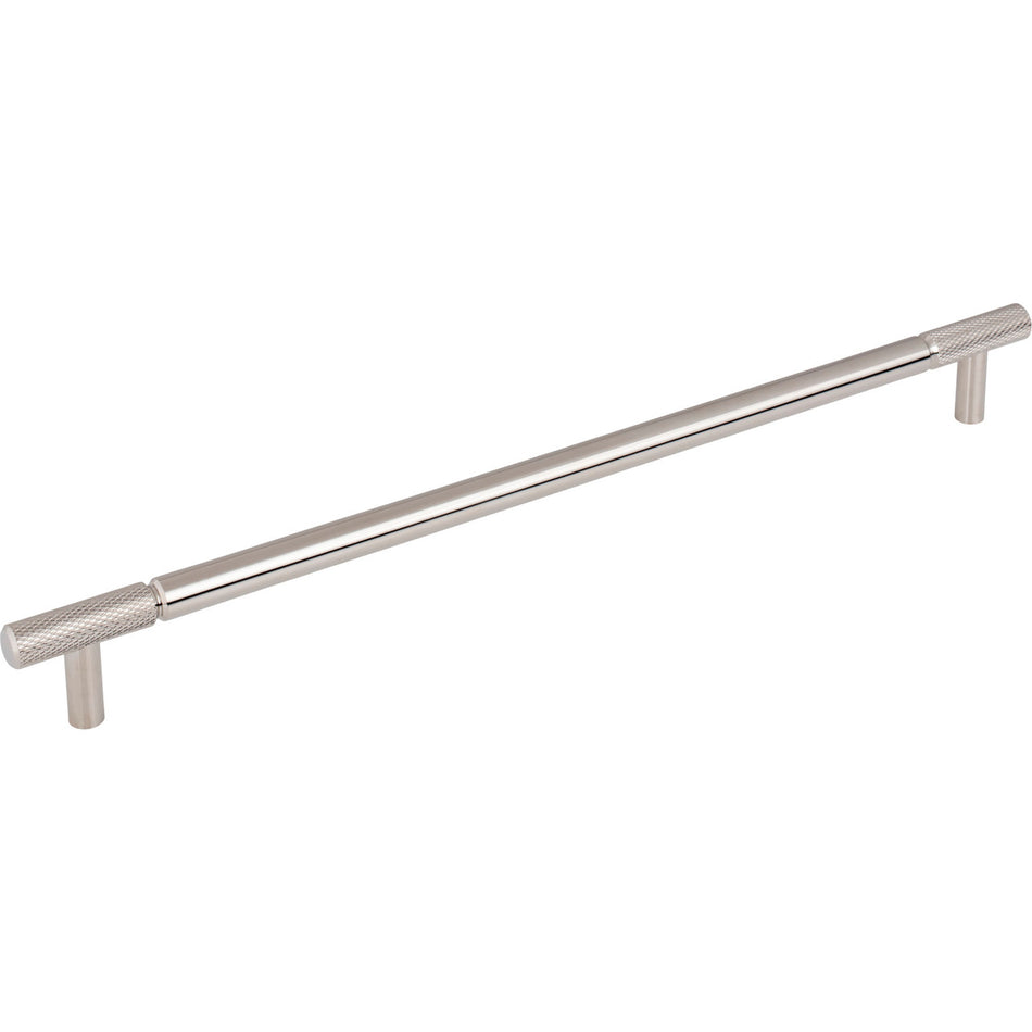 Top Knobs TK3245PN: 12" cc Prestwick Bar Cabinet Pull - Polished Nickel