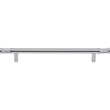 Top Knobs TK3235PC: 7-9/16" cc Burnham Bar Cabinet Pull - Polished Chrome