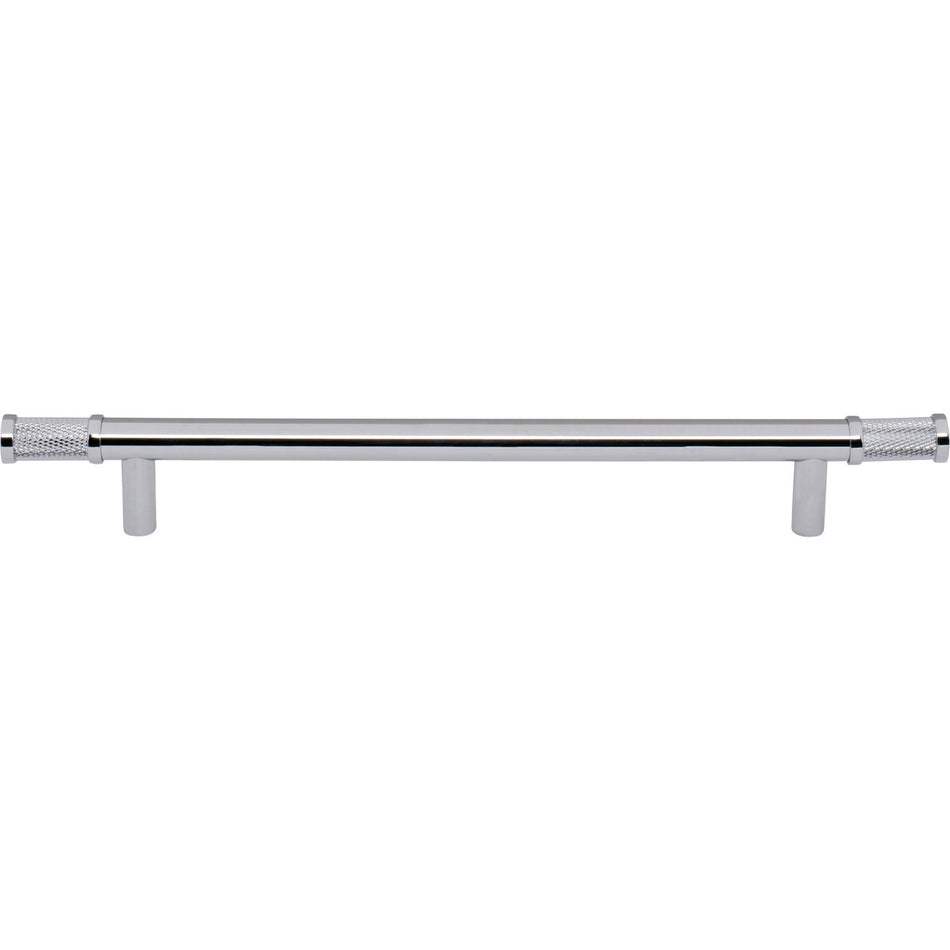 Top Knobs TK3235PC: 7-9/16" cc Burnham Bar Cabinet Pull - Polished Chrome