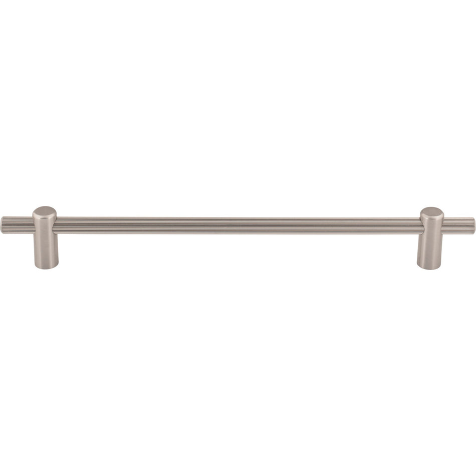 Top Knobs TK3256BSN: 8-13/16" cc Dempsey Bar Cabinet Pull - Brushed Satin Nickel