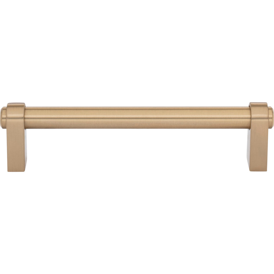 Top Knobs TK3211HB: 5-1/16" cc Lawrence Cabinet Pull - Honey Bronze