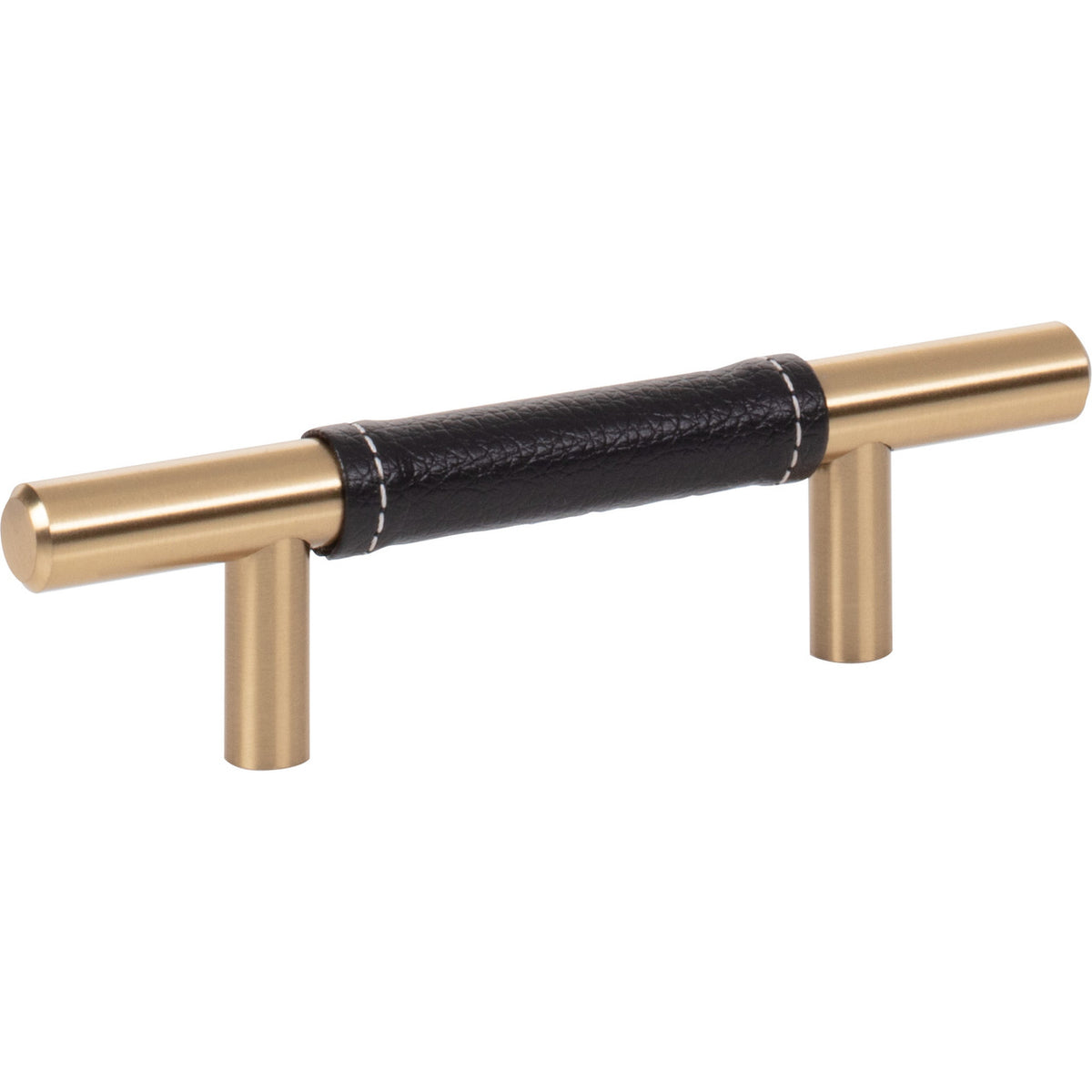 Atlas 280-BL-WB: 3" cc Zanzibar Cabinet Pull - Black/Warm Brass