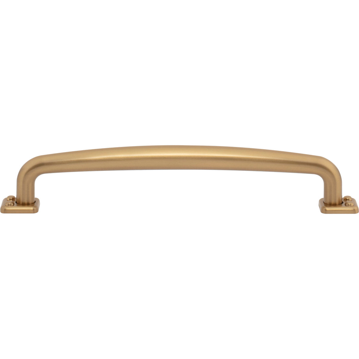 Atlas A543-WB: 6-5/16" cc Benning D-Handle Cabinet Pull - Warm Brass
