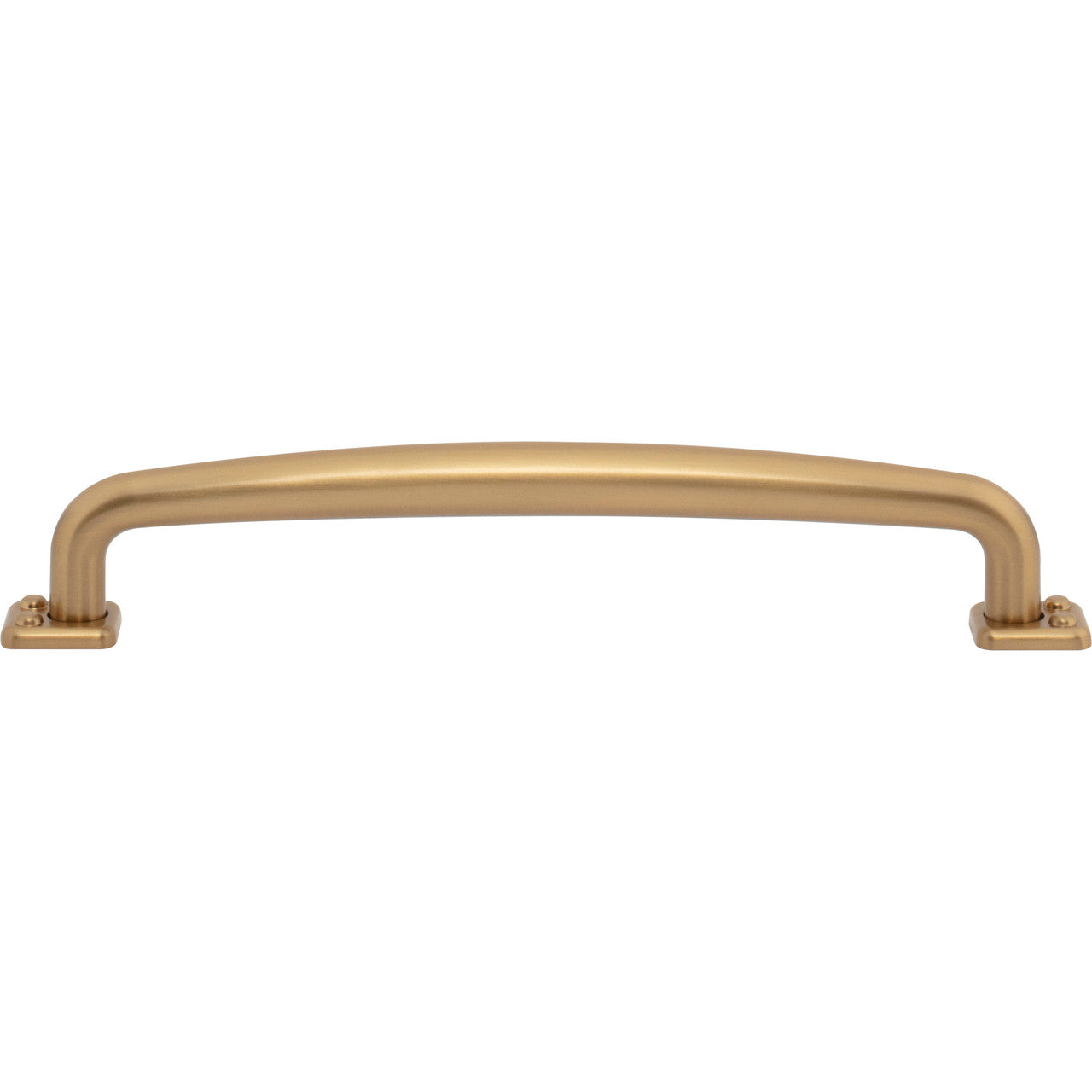 Atlas A543-WB: 6-5/16" cc Benning D-Handle Cabinet Pull - Warm Brass