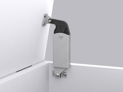Sugatsune S-AT02: Side Mount Spring Loaded Lid Stay - Stainless Steel