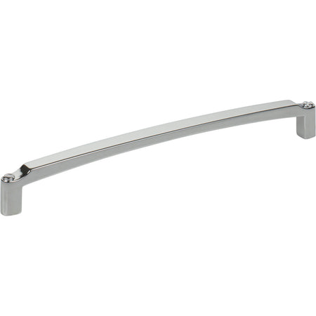 Top Knobs TK3174PC: 7-9/16" cc Haddonfield D-Handle Cabinet Pull - Polished Chrome