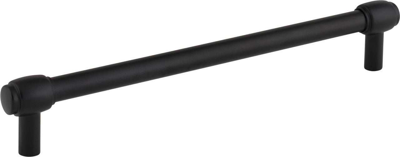 Jeffrey Alexander 885-192MB: 192mm cc Hayworth Bar Cabinet Pull - Matte Black