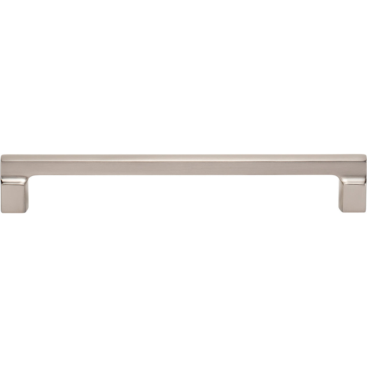 Atlas A525-BRN: 192mm cc Reeves Square Bar Cabinet Pull - Brushed Nickel